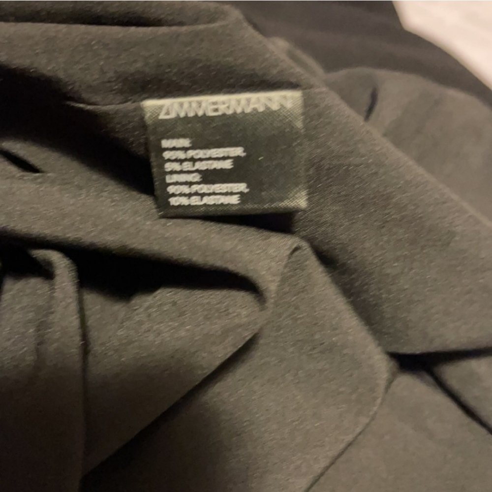 Zimmermann Crepe Harness Dress in Black Size 1. - Picture 2 of 3